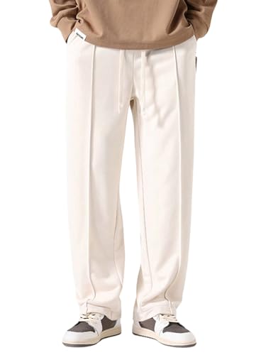 GRECIILOOKS Regular Fit Track Pant for Men (Gl-Tp-1011-M-White)