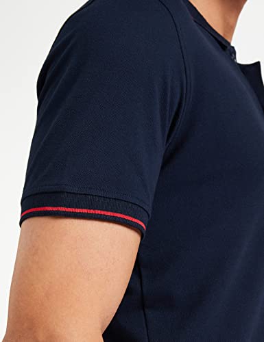 Van Heusen Men's Regular Fit Polo T-Shirt (VSKP517S011411_Navy L)