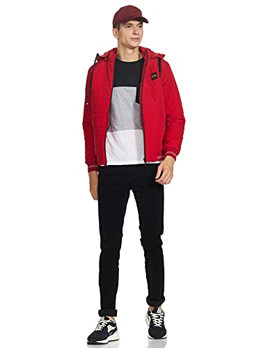 Cazibe Men Jacket (14743BT_Red_L)