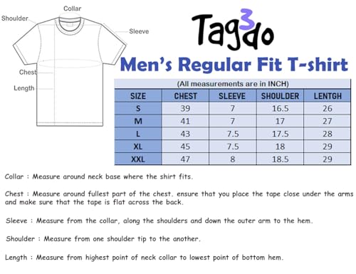 TAGDO Men's Waffle Knitted Crew Neck Regular Fit Tees (Waffle-5154-Rust-M)