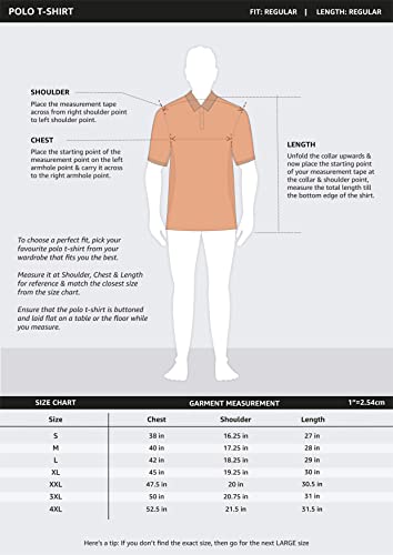 Amazon Brand - Symbol Men's Cotton Rich Polo T Shirt | Collar Tshirts | Half Sleeves | Plain - Regular Fit (Fog Teal_M)