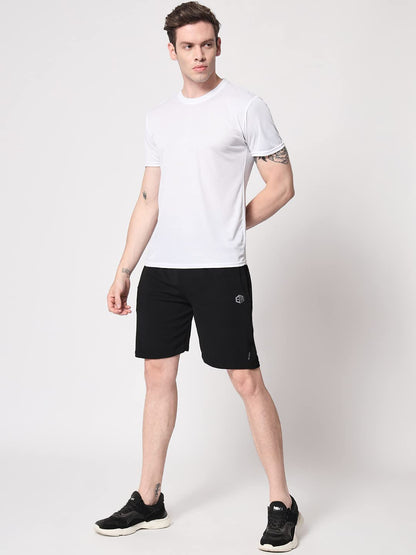 ENDEAVOUR WEAR Men's Black Regular Fit Shorts