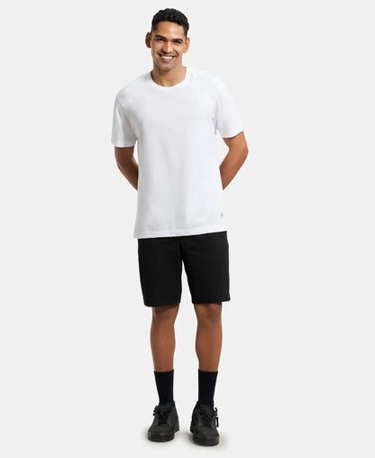 Jockey Men's Regular Fit Round Neck Half Sleeved T-Shirt 2714_White_M