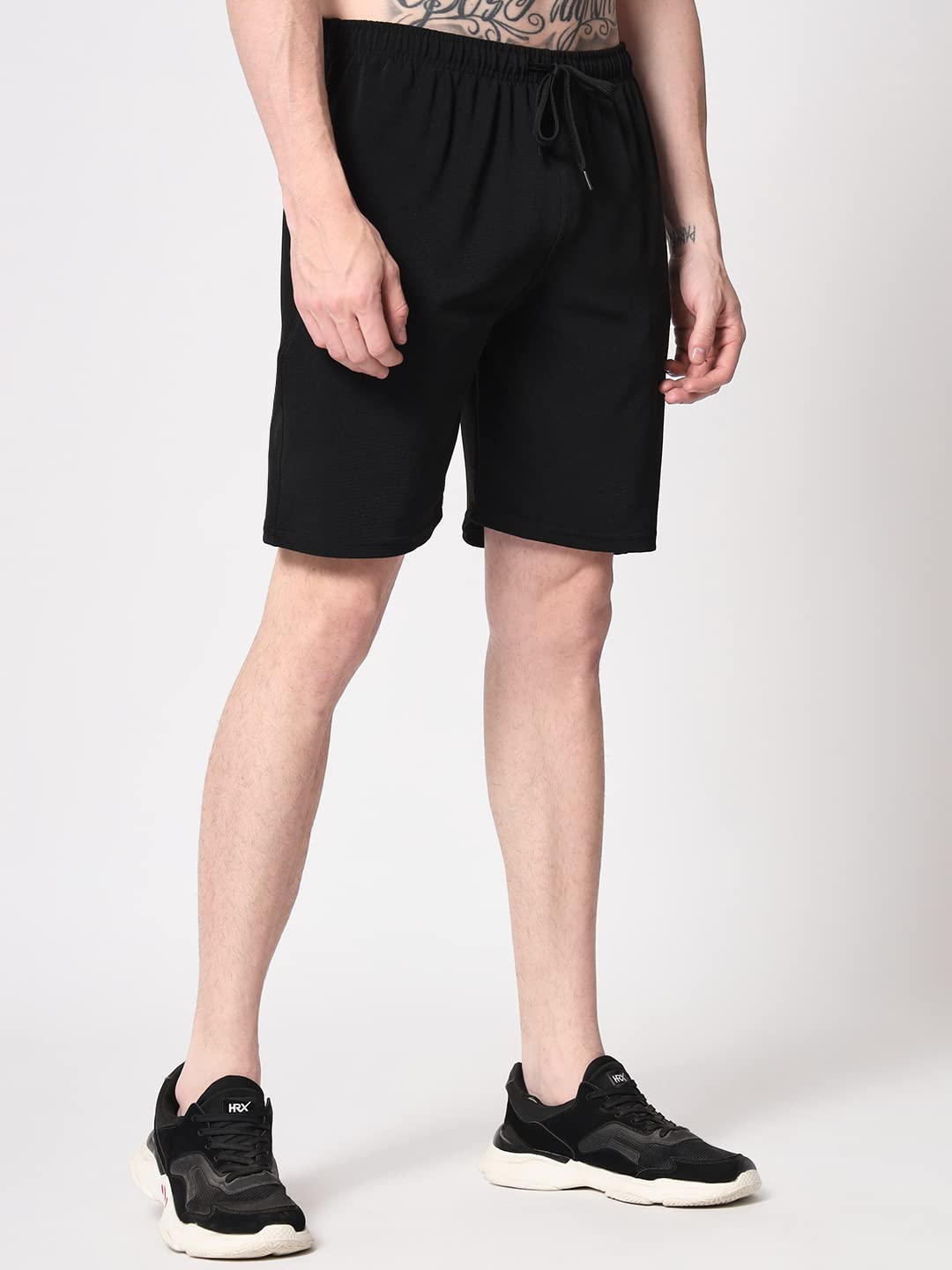 ENDEAVOUR WEAR Men's Black Regular Fit Shorts