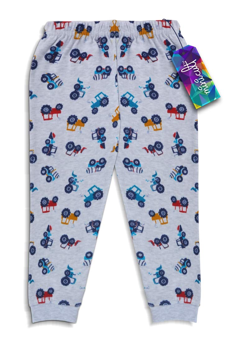 minicult Cotton Pajama Pants with All Over Print for Boys and Girls (Multicolor Designs)(Regular Fit)(Pack of 5)