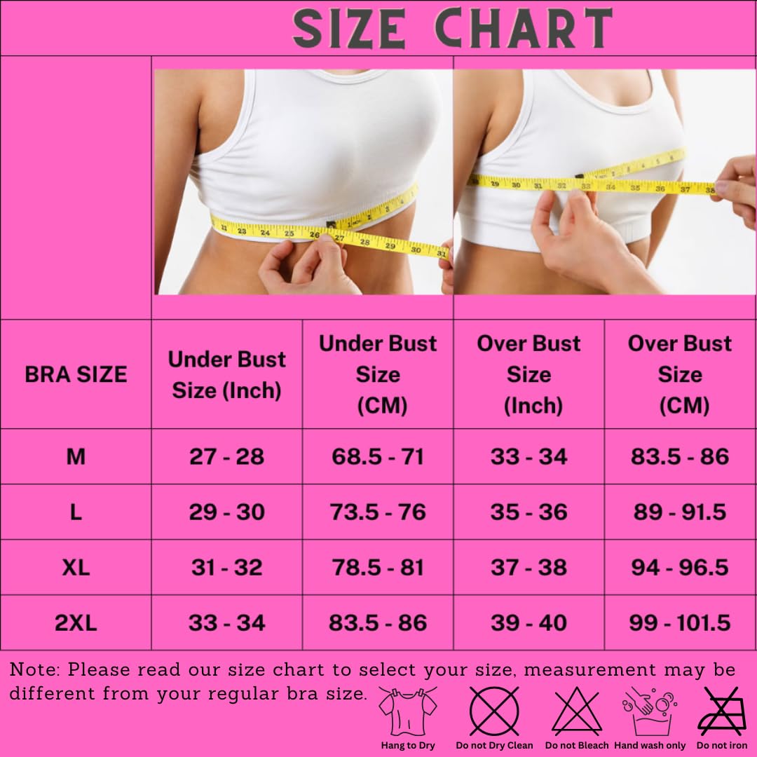 GLAMORAS Women Polyester Spandex Padded Wirefree High Impact Work Out Bra Support Front Zipper Gym Padded Bras Adjustable Straps Criss Cross Back Gym Yoga Workout Running,Size: M-2Xl - Black