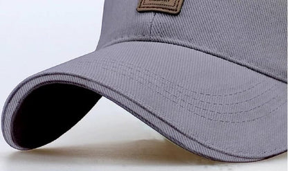 SELLORIA Brand Soft Cotton Adjustable Unisex Cap for Men and Women Freesize Baseball Caps (Pack of 2) (GRAY,BLACK)