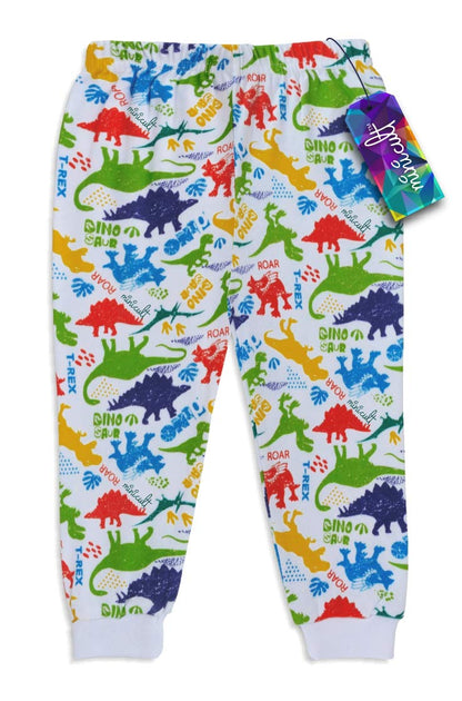 minicult Cotton Pajama Pants with All Over Print for Boys and Girls (Multicolor Designs)(Regular Fit)(Pack of 5)