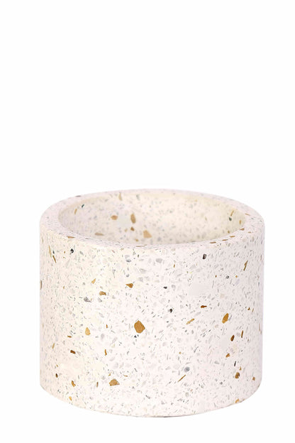 POSH N PLUSH Terrazzo Planter (Small, Cylindrical)