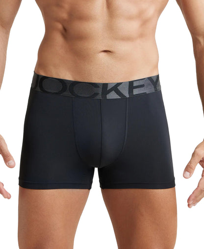 Jockey Men's Cotton Trunks (Pack of 1) (IC28-0105-BLACK Black M_Black_M)