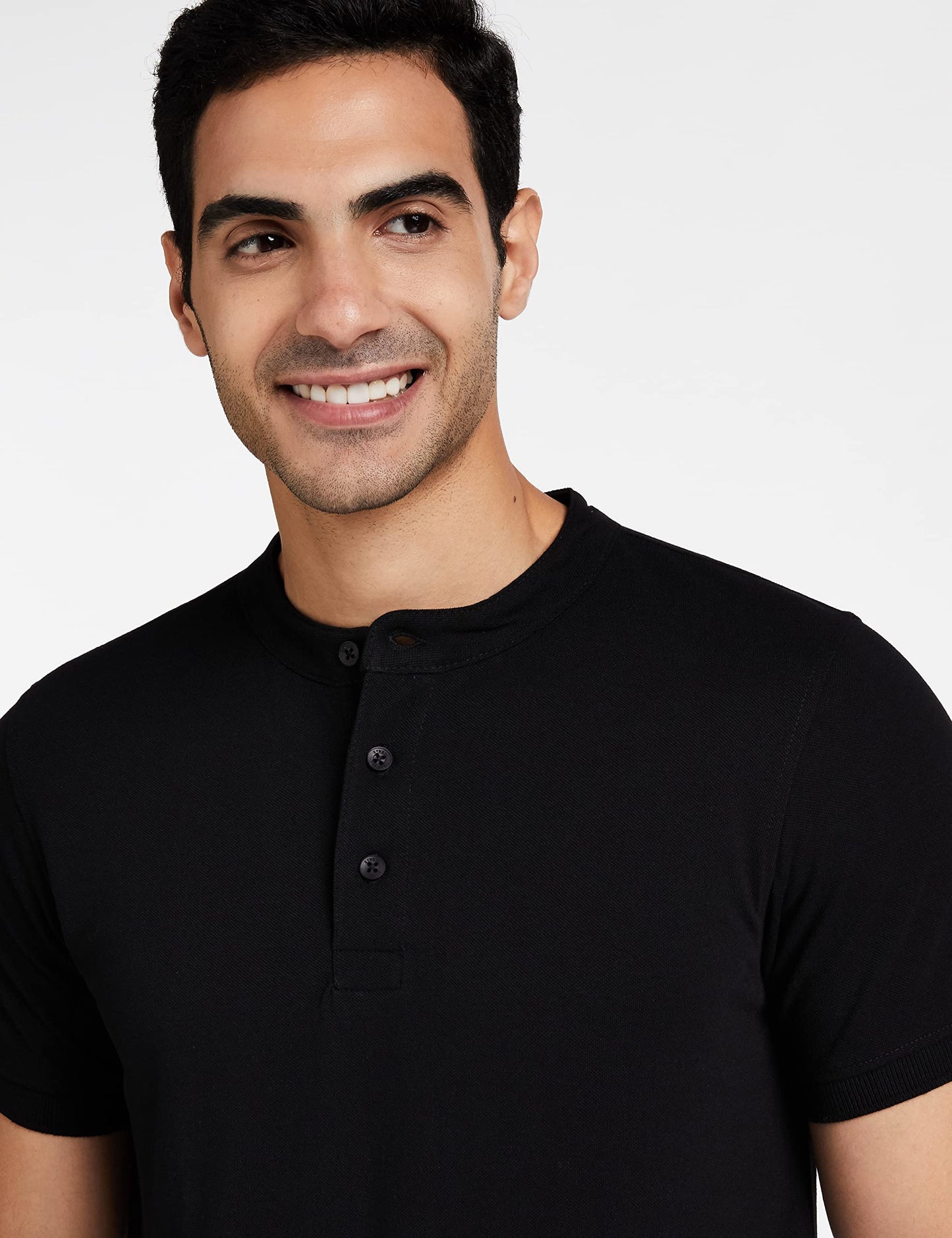 Amazon Brand - Symbol Men's Solid Regular Fit Polo Shirt (AW19MCPO_Jet Black XL)